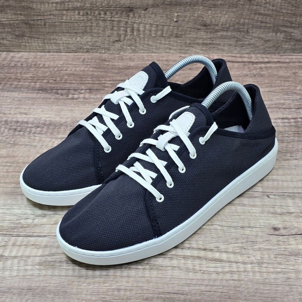 OluKai Pehuea Li Women's Sz 6.5 Black White Mesh Shoes Sneakers (20379-40WS) NEW - Picture 9 of 9
